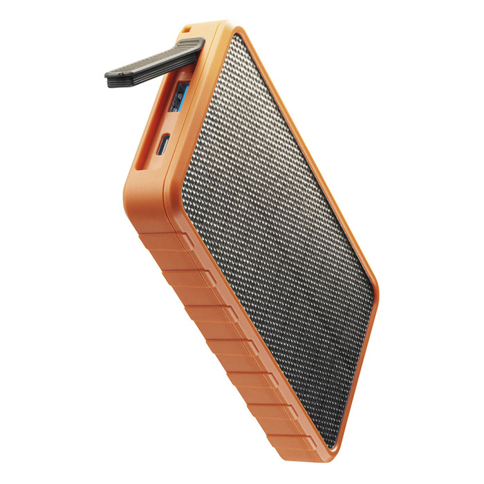СОЛАРНО ЗАРЯДНО CELLULAR LINE 10000 MAH ORANGE
