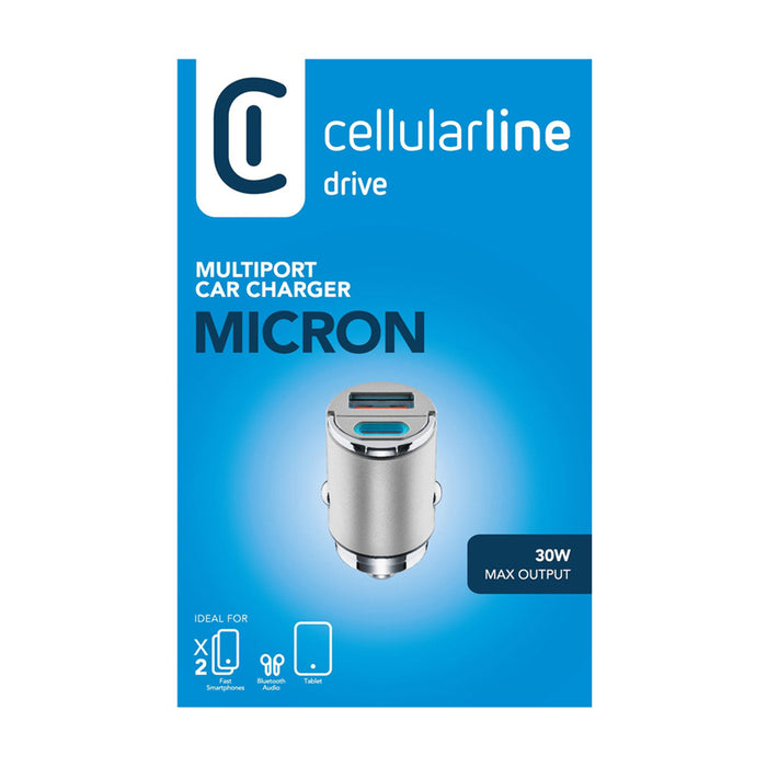 ЗАРЯДНО 12V USB-C PD 30W/USB 18W MICRON