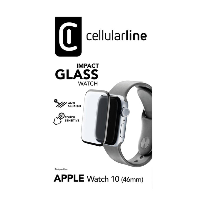 СТЪКЛО CELLULAR LINE IMPACT APPLE WATCH 10 46mm