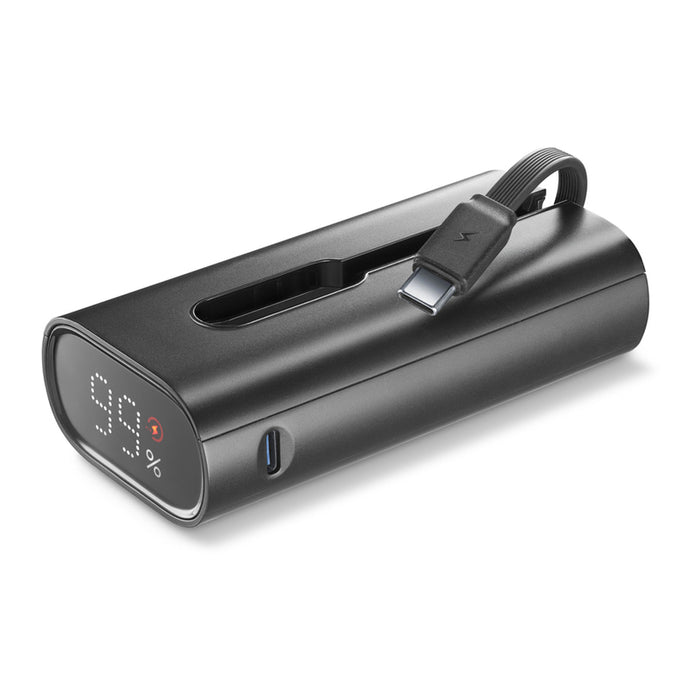 ВЪНШНА БАТЕРИЯ CELLULAR LINE LIN-C 10000 mAh 20W PD USB-C вграден USB-C кабел