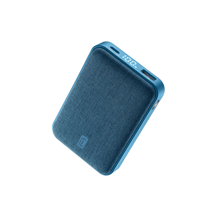 ВЪНШНА БАТЕРИЯ CELLULAR LINE GLAM 10000 mAh 20W PD BLUE