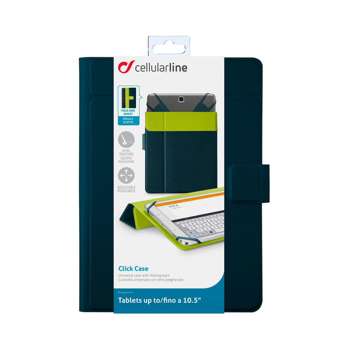 КАЛЪФ ЗА ТАБЛЕТ CELLULAR LINE CLICKCASE ДО 10.5" BLUE