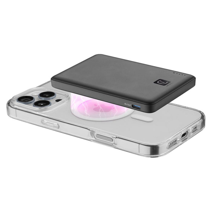 БЕЗЖИЧНА ВЪНШНА БАТЕРИЯ CELLULAR LINE 5000 mAh PBNEWMAG5000K