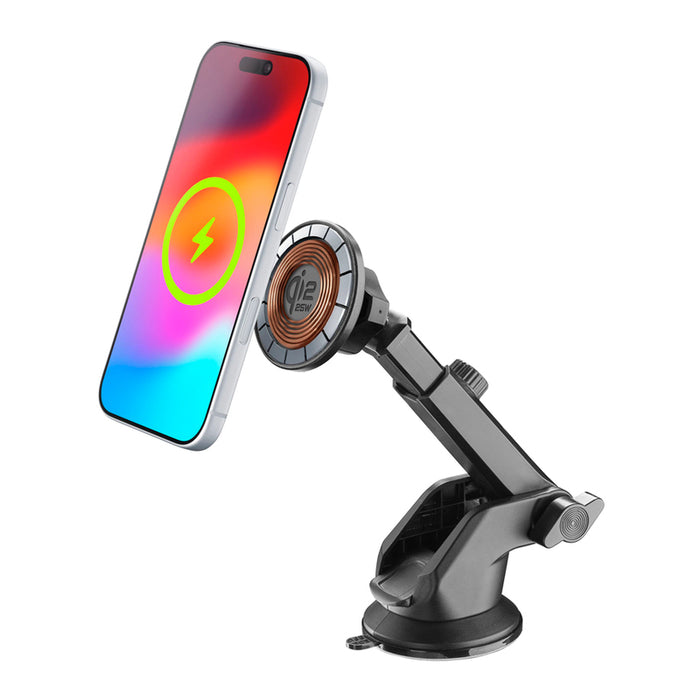 МАГНИТНА СТОЙКА ЗА КОЛА 2in1 MAG Qi2 25W
