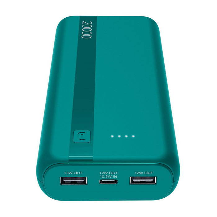 ВЪНШНА БАТЕРИЯ CELLULAR LINE ESSENCE ENTRY 20000 MAH GREEN