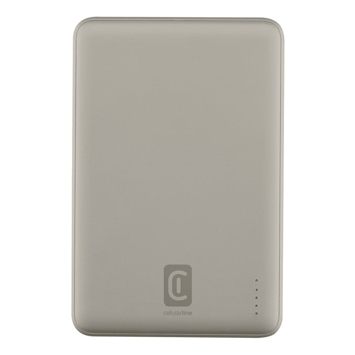 ВЪНШНА БАТЕРИЯ CELLULAR LINE 5000 mAh MAGSAFE BEIGE