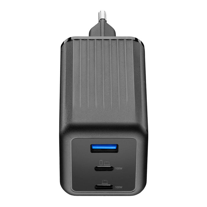 ЗАРЯДНО 220V 100W GAN+PD 2XUSB-C+1XUSB-A USB-C 100 W Power Delivery