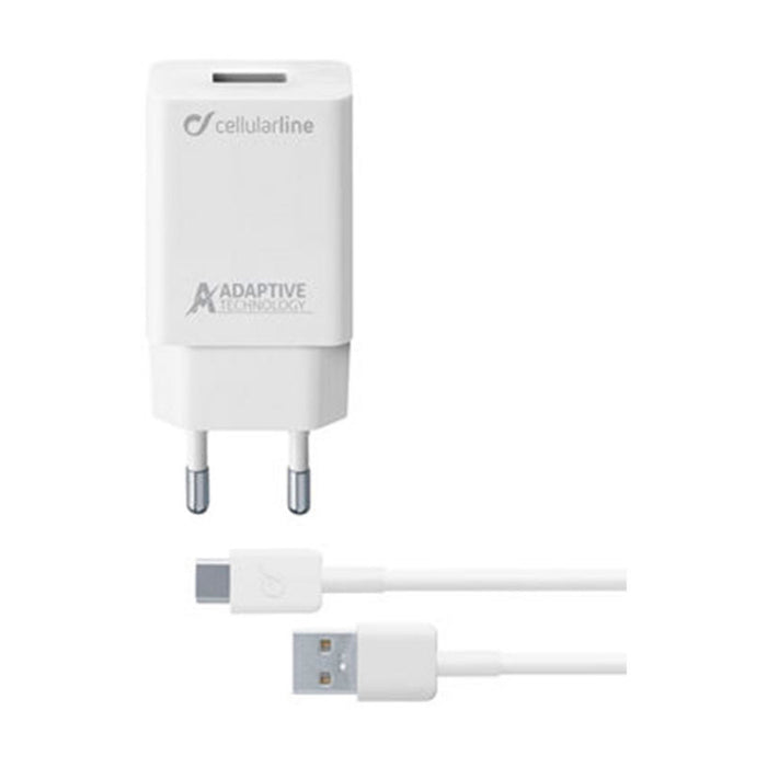 ЗАРЯДНО 220V 15W + TYPE-C КАБЕЛ SAMSUNG