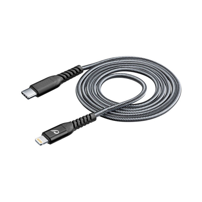 КАБЕЛ TETRA FORCE USB-C-LIGHTNING 1.2 m