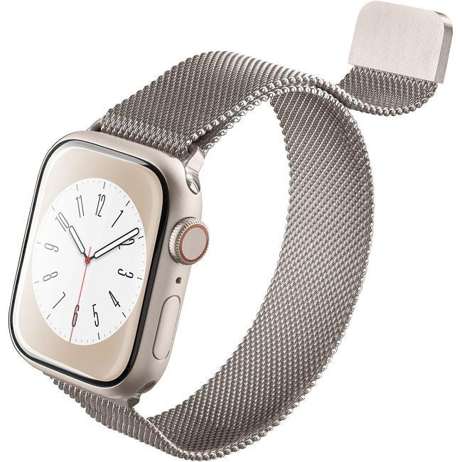 Каишка Cellularline - Steel, Apple Watch, 42/44/45/49 mm, златиста
