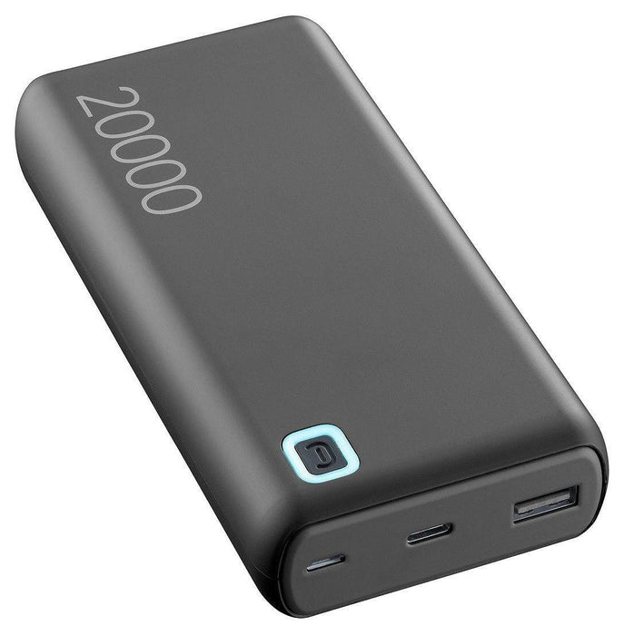 Портативна батерия Cellularline – Essence 2, 20000mAh, черна