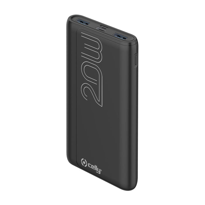 ВЪНШНА БАТЕРИЯ CELLY 10000 mAh 20W EVO BLACK