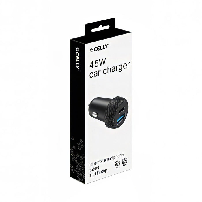 ЗАРЯДНО 12V CELLY 45W USB-A/USB-C