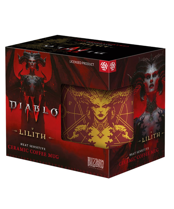 Чаша за разкриване на топлина Good Loot Diablo IV - Lilith's Blood 480 мл бордо