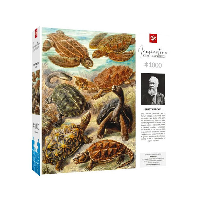 Пъзел Good Loot Imagination - Ernst Haeckel: Sea Turtles, 1000 елемента