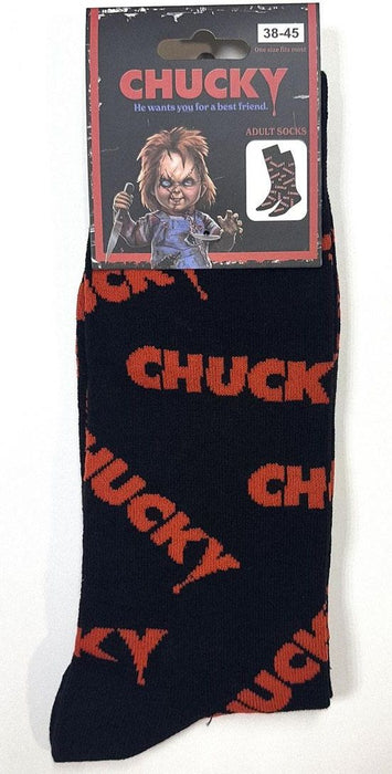 Чорапи Cerda Movies: Chucky - Logo, размер 38/45