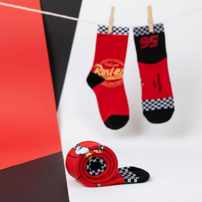 Комплект чорапи Cerda Disney: Cars - Lighting McQueen