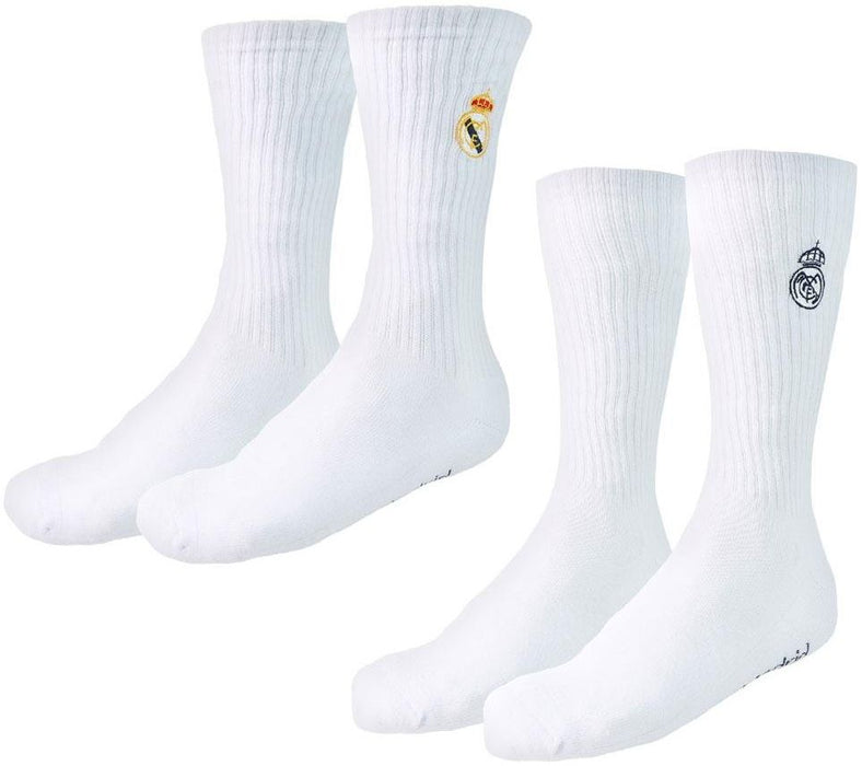Комплект чорапи Cerda Sports: Real Madrid - Logo (White), размер 35/38