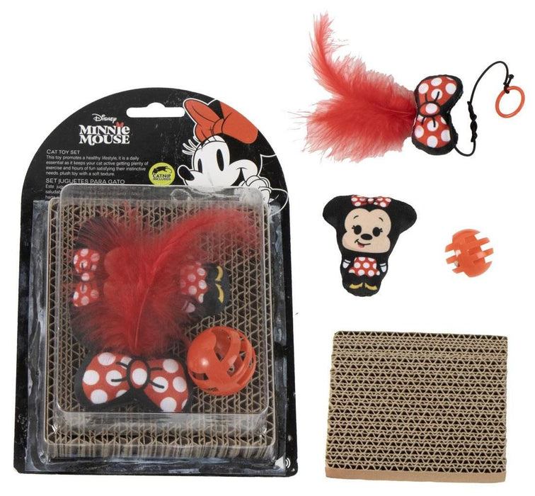 Комплект котешки играчки Cerda Disney: Mickey Mouse - Minnie Mouse