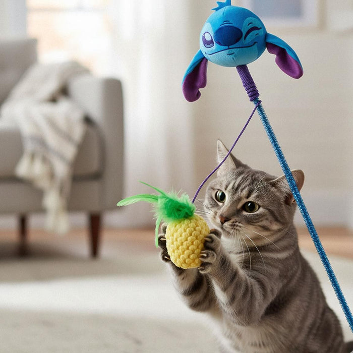 Котешка играчка Cerda Disney: Lilo & Stitch - Stitch (with pineapple)