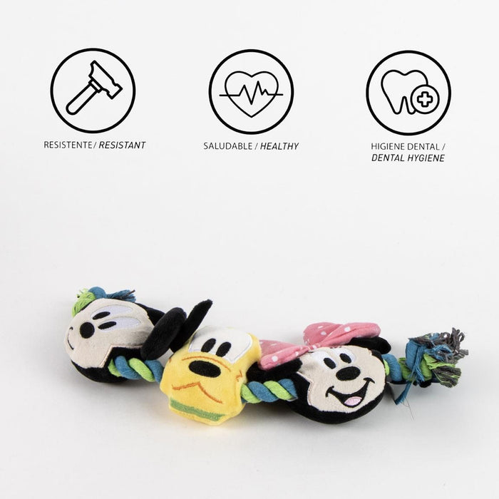 Кучешка играчка Cerda Disney: Mickey Mouse - Mickey Mouse Characters (Rope)