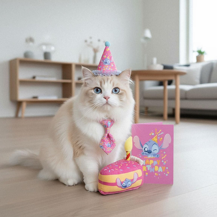 Комплект за домашен любимец Cerda Disney: Lilo & Stitch - Birthday Stitch