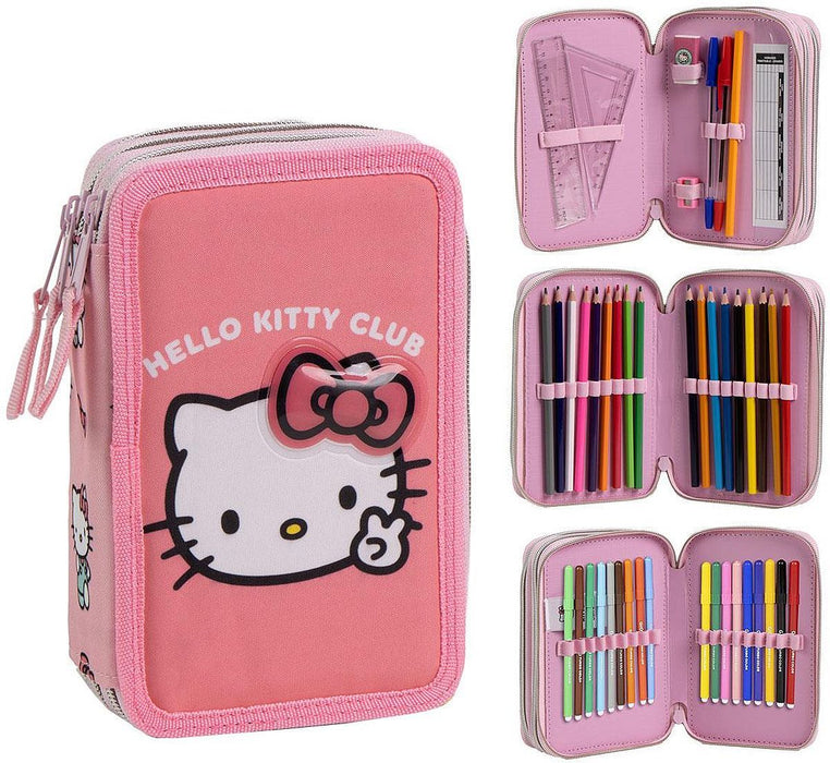 Несесер с пособия Cerda Hello Kitty - 3 ципа
