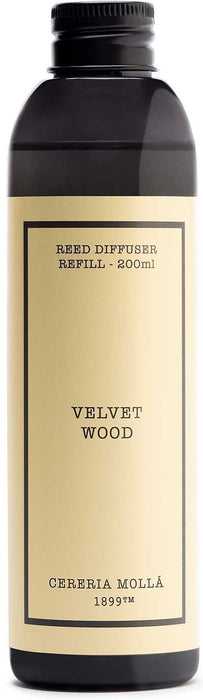 Пълнител за ароматизатор Cereria Molla - Velvet Wood, 200 ml