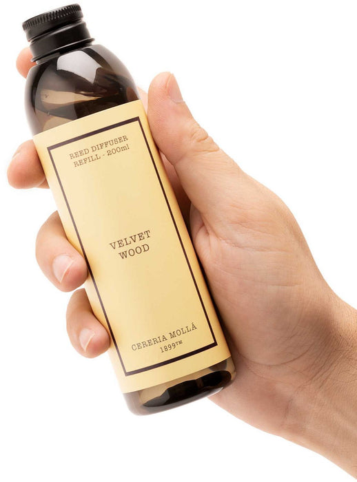 Пълнител за ароматизатор Cereria Molla - Velvet Wood, 200 ml