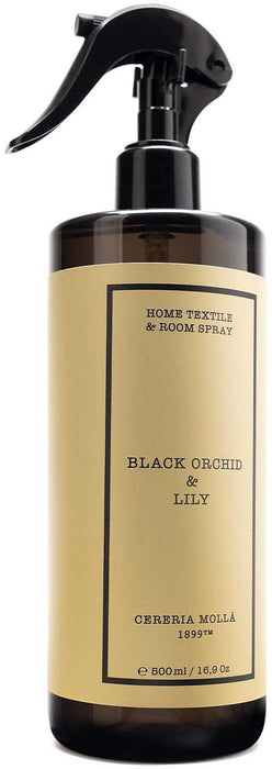 Спрей за текстил Cereria Molla - Black Orchid & Lily, 500 ml
