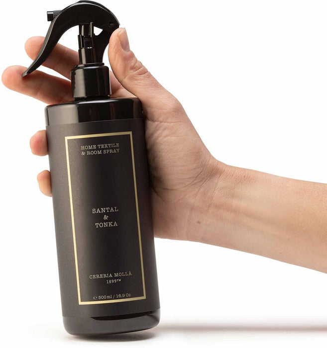 Спрей за текстил Cereria Molla - Santal & Tonka, 500 ml