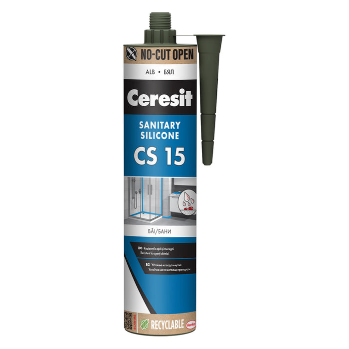 САНИТАРЕН СИЛИКОН CERESIT CS15 INNO PREMIUM БЯЛ