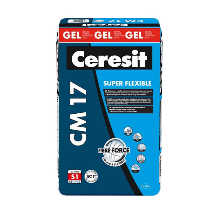 ЛЕПИЛО ЗА ПЛОЧКИ CERESIT CM 17 FLEX СИВО