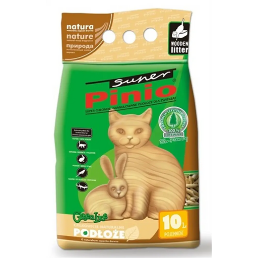 Certech Cat Litter Super Pinio Natural 10 l - Дървена