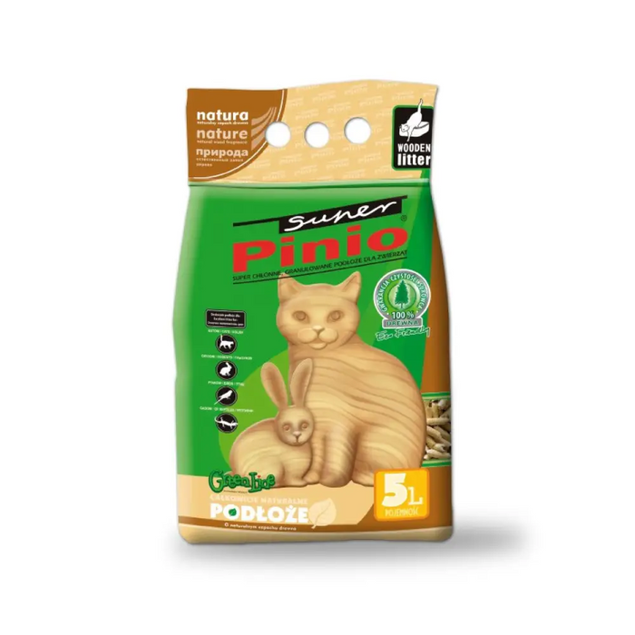 Certech Cat Litter Super Pinio Natural 5 l - Дървена