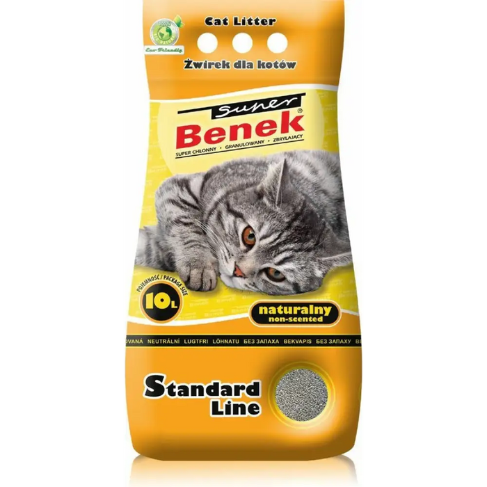 Certech Super Benek Standard Natural - Котешка тоалетна 10л