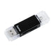 Четец за карти HAMA 181056 USB 2.0 SD/microSD черен