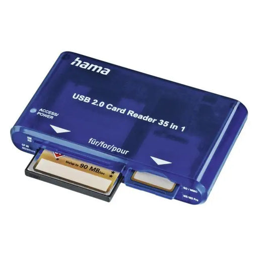 Четец за карти HAMA 35 in 1 USB 2.0 Син
