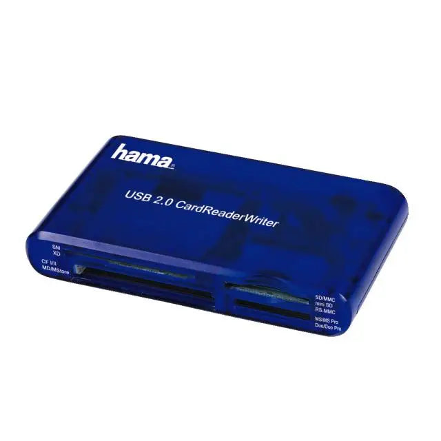 Четец за карти HAMA 35 in 1 USB 2.0 Син