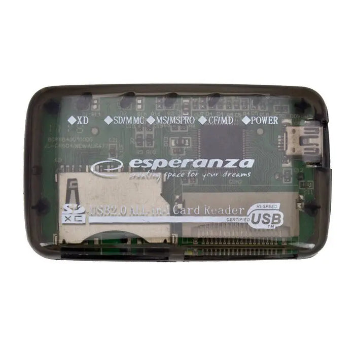 Четец за карти памет Esperanza All In One EA117 USB