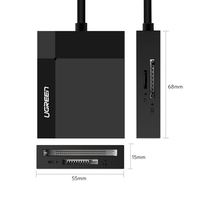 Четец за карти памет Ugreen USB 3.0 SD