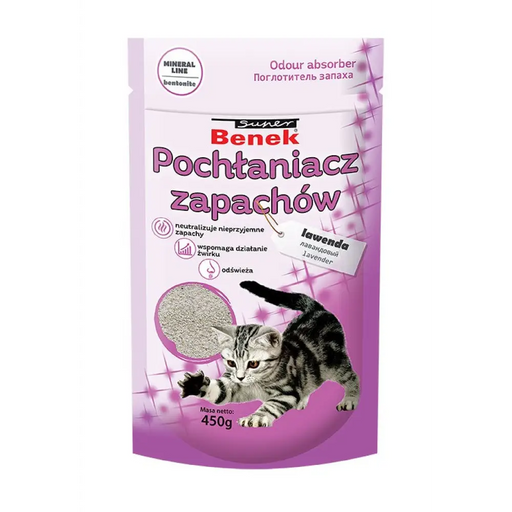 CERTECH Абсорбер за миризми Super Benek Лавандула 450гр