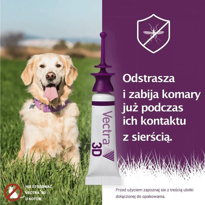 Ceva Vectra 3D за кучета над 40kg пипети 3бр