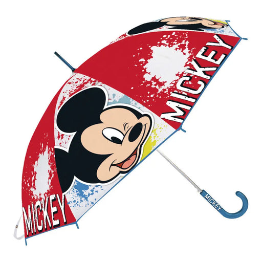 Чадър Mickey Mouse Happy smiles Червен Син (Ø 80 cm)