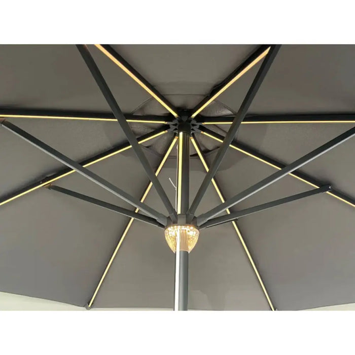 ЧАДЪР Ф300CM С LED ОСВЕТЛЕНИЕ GARDEN KINGS SOLE