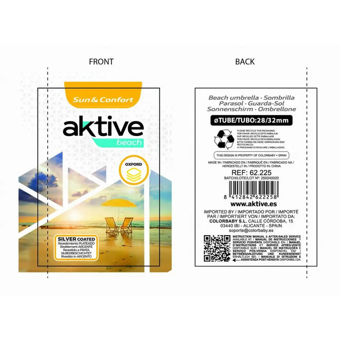 Чадър Aktive 220 x 209 x 220 cm 220 x 215 x 220 cm 220 x
