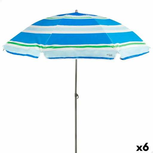 Чадър Aktive Син Червен Ø 200 cm 200 x 196 x 200 cm UV50 (6