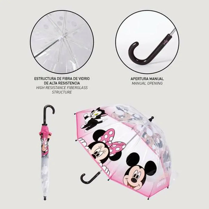 Чадър Minnie Mouse Ø 71 cm 45cm