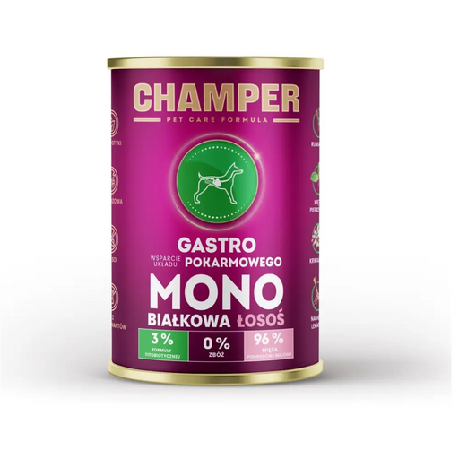 CHAMPER Gastro Salmon - мокра храна за кучета - 400