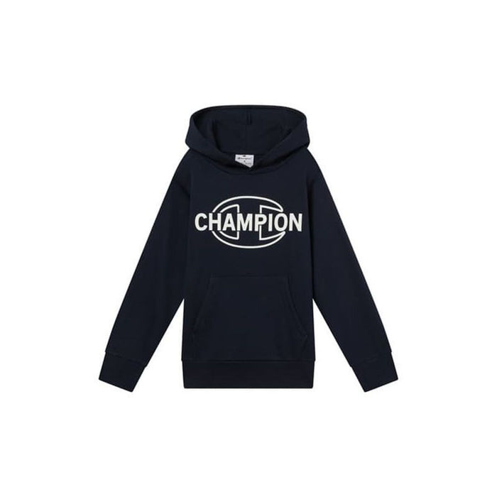 Детски суичър с качулка Champion Champion Graphic Shop Морско син
